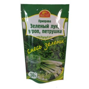 Зелёный лук, укроп, петрушка.